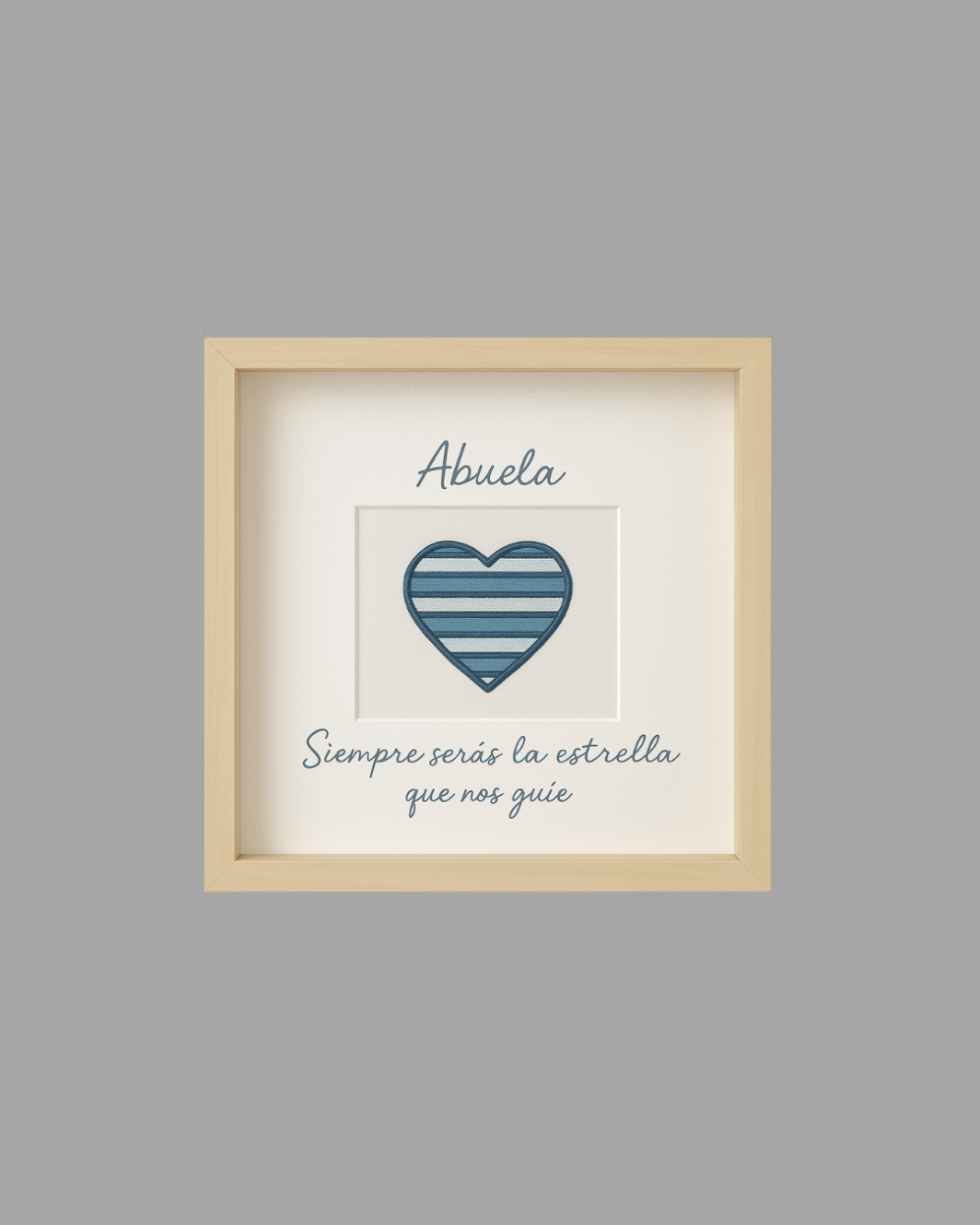 Cuadro personalizado en forma de corazón