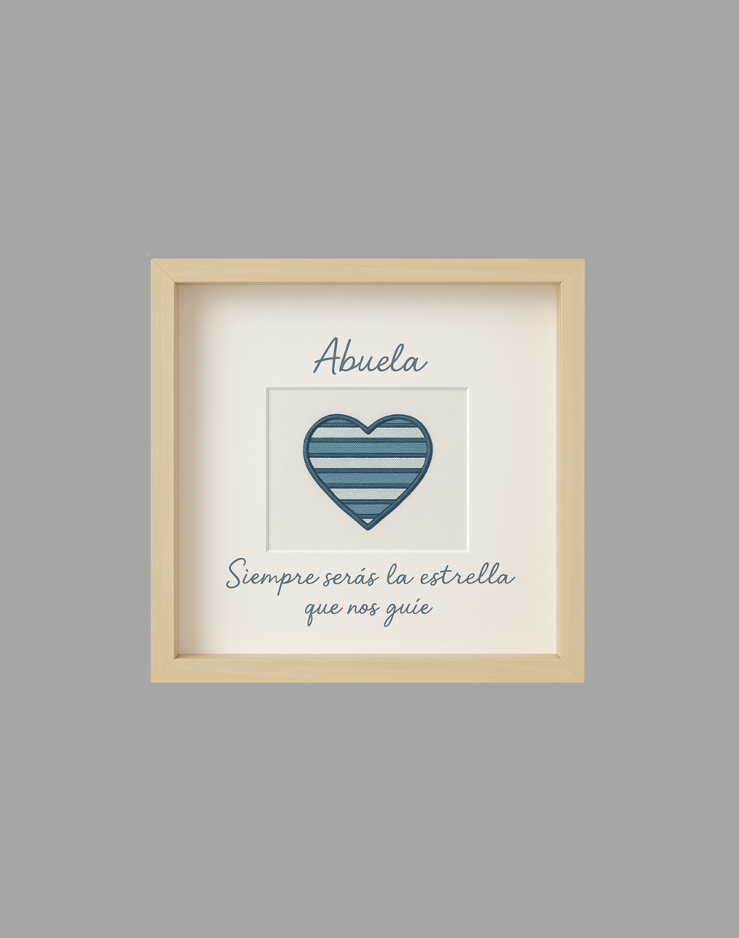 Cuadro personalizado en forma de corazón