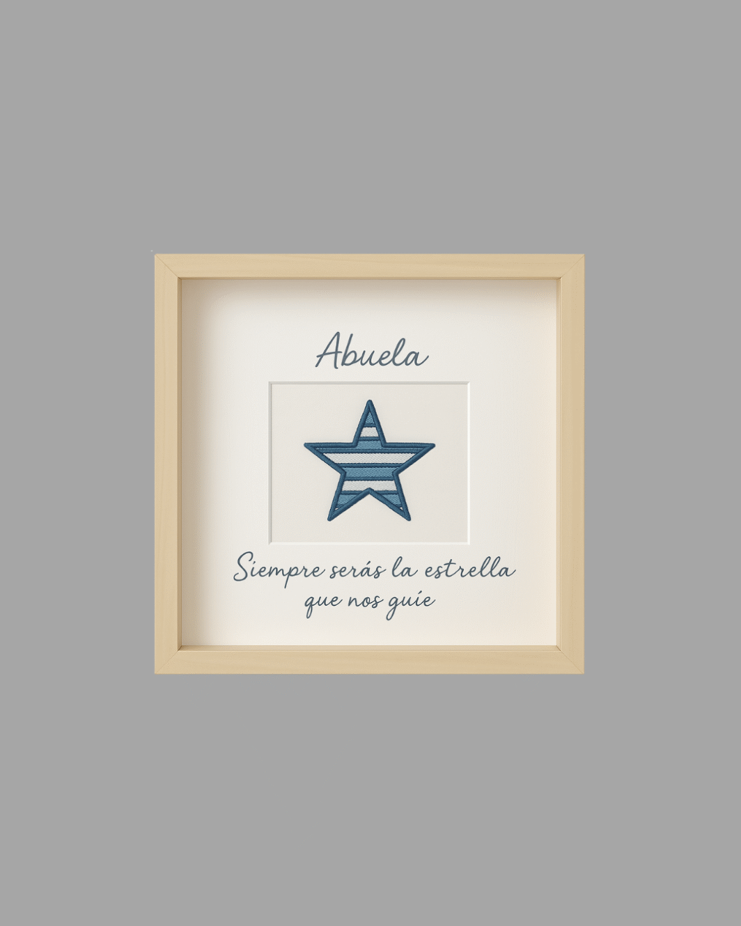 Cuadro personalizado en forma de estrella