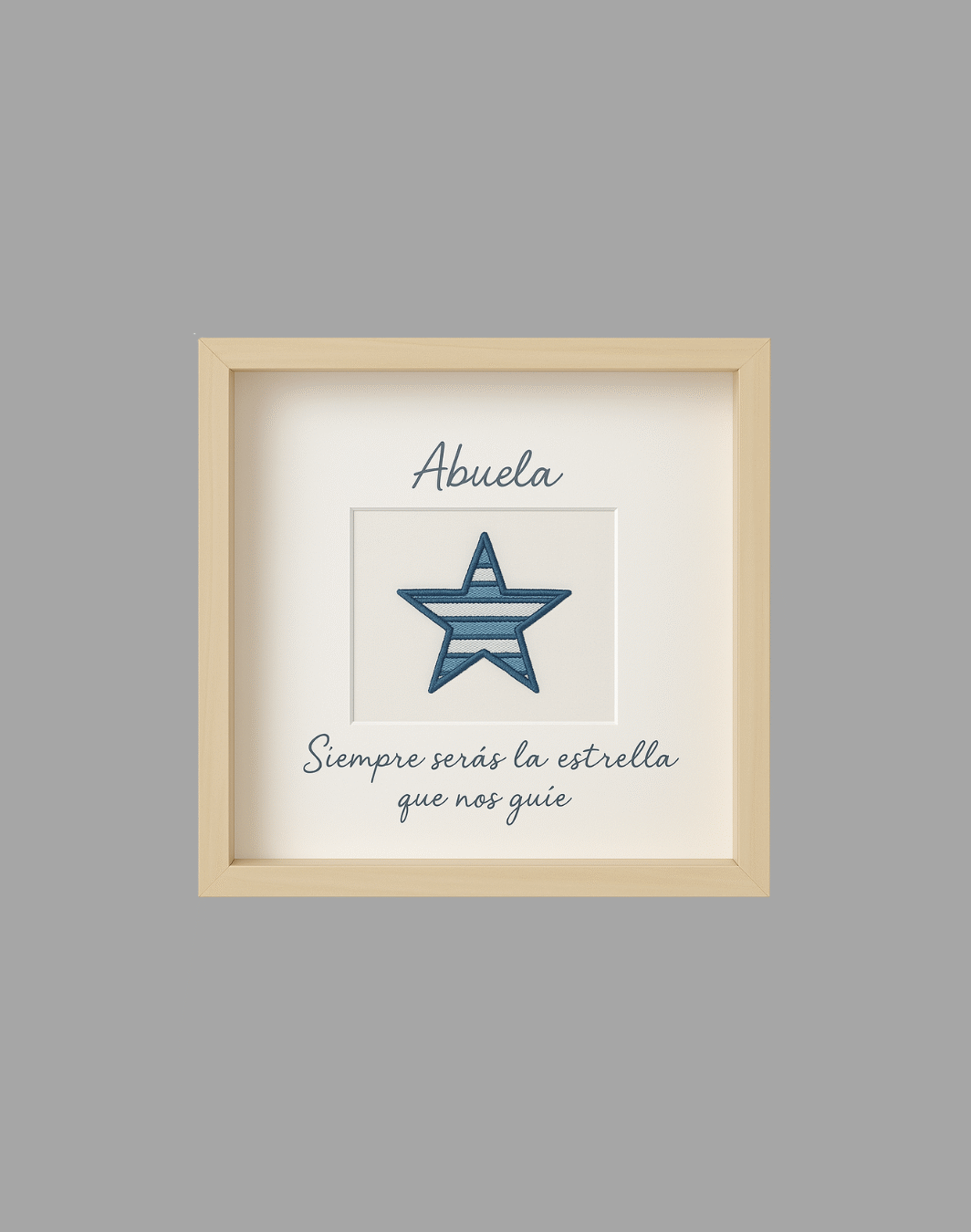 Cuadro personalizado en forma de estrella