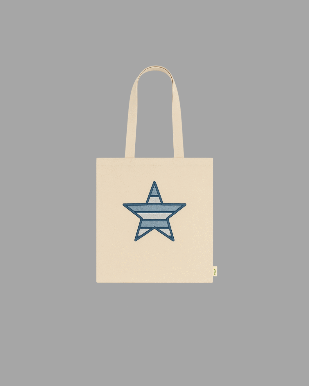 Tote bag personalizada con estrella bordada