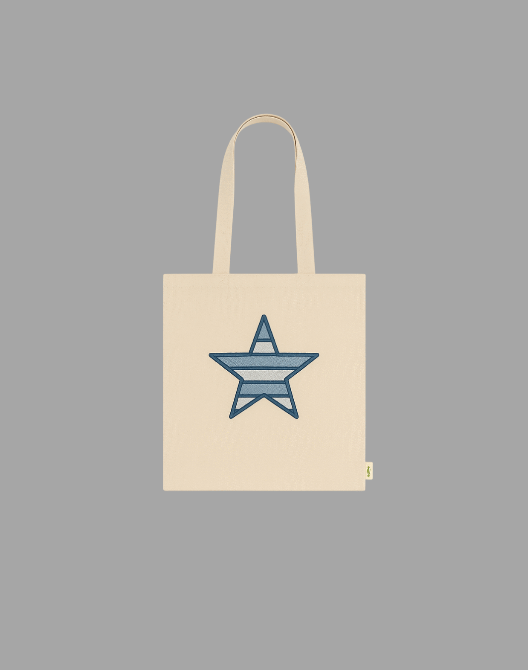 Tote bag personalizada con estrella bordada