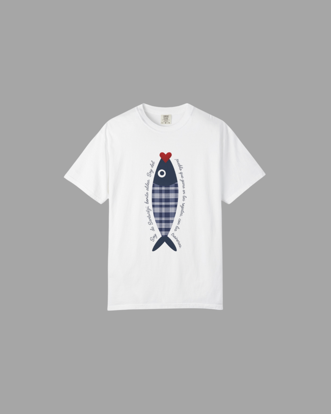 Camiseta unisex de sardina