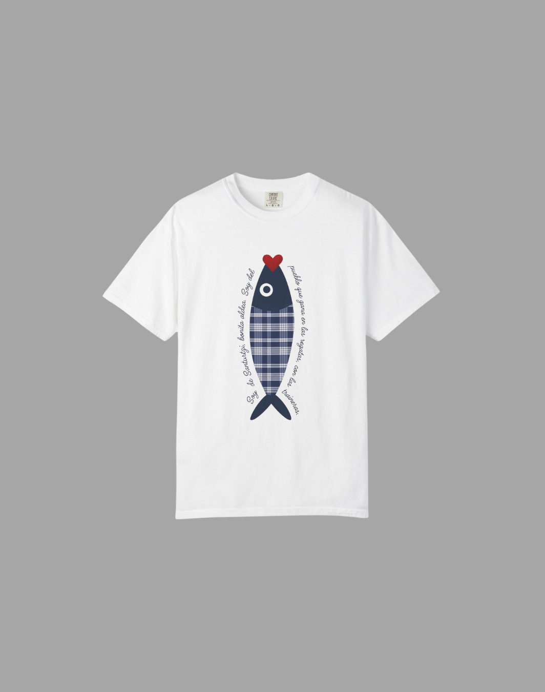 Camiseta unisex de sardina