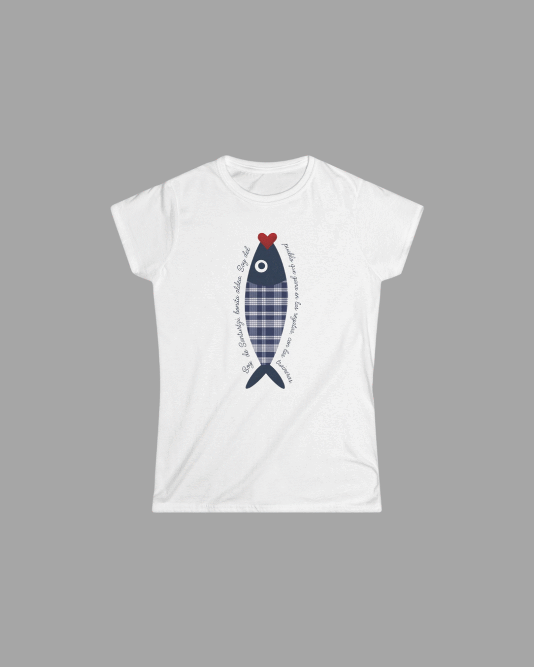 Camiseta de mujer - sardina