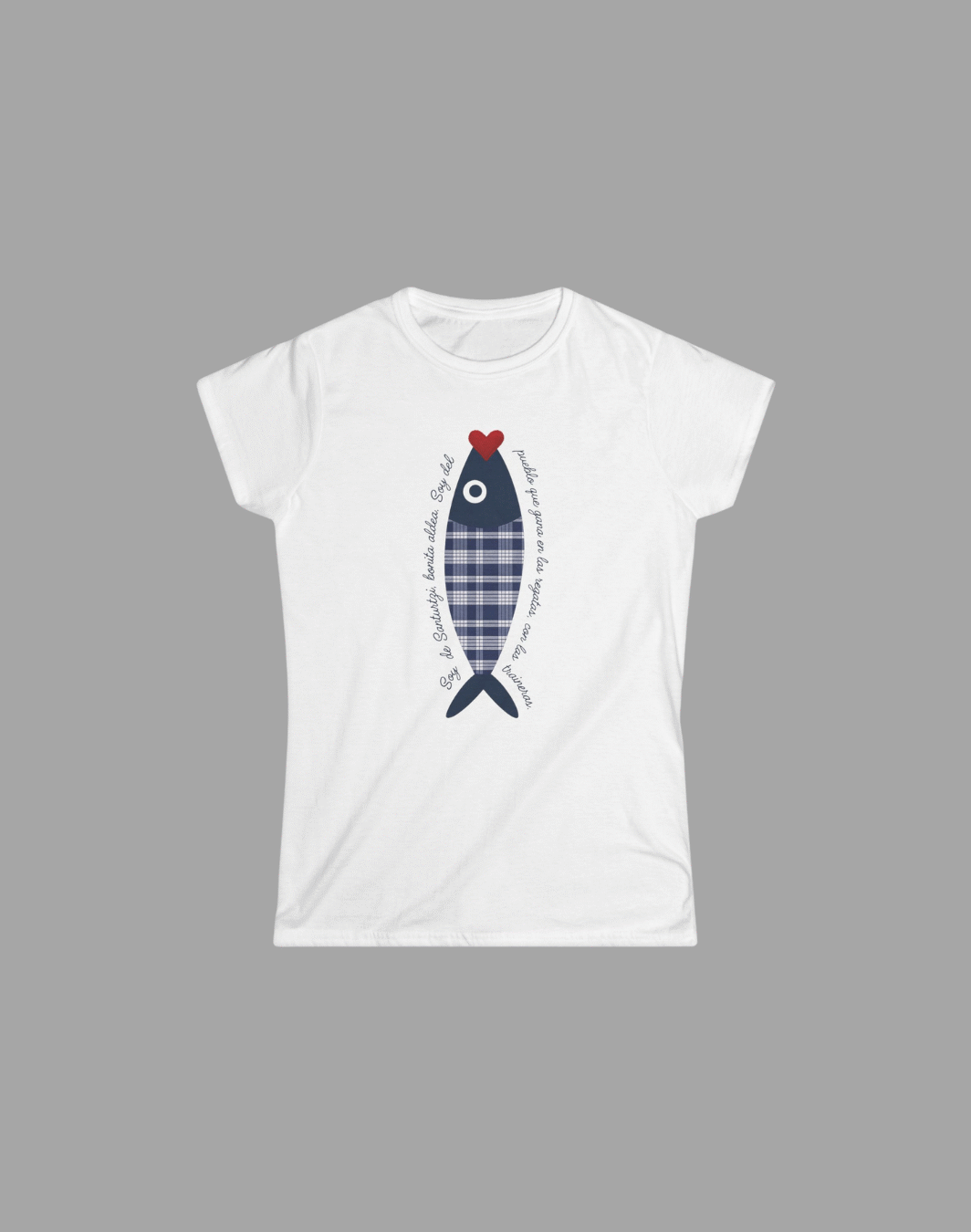 Camiseta de mujer - sardina