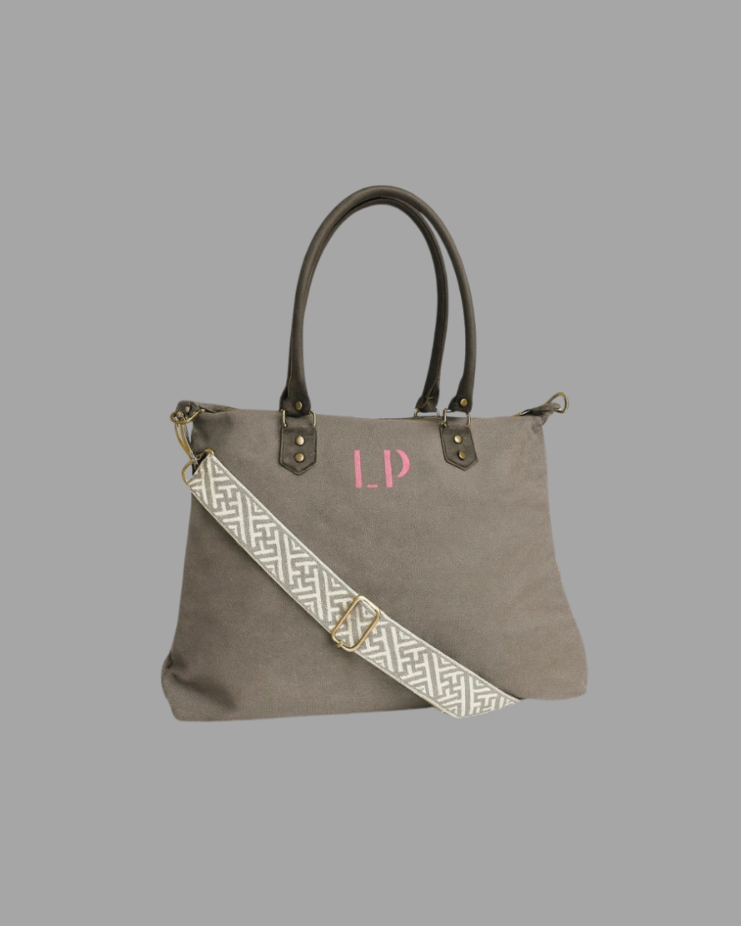 Bolso gris de universidad