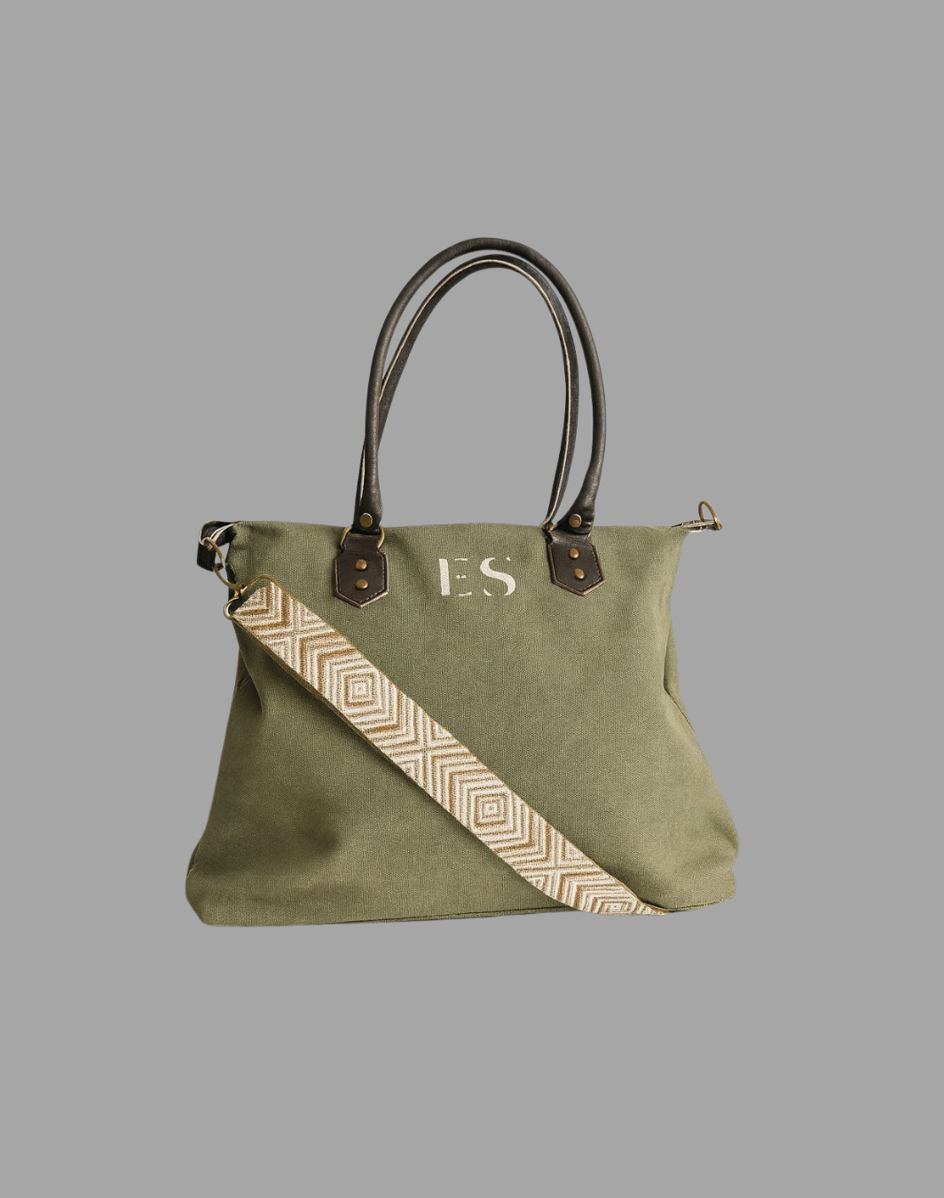 Bolso verde universidad