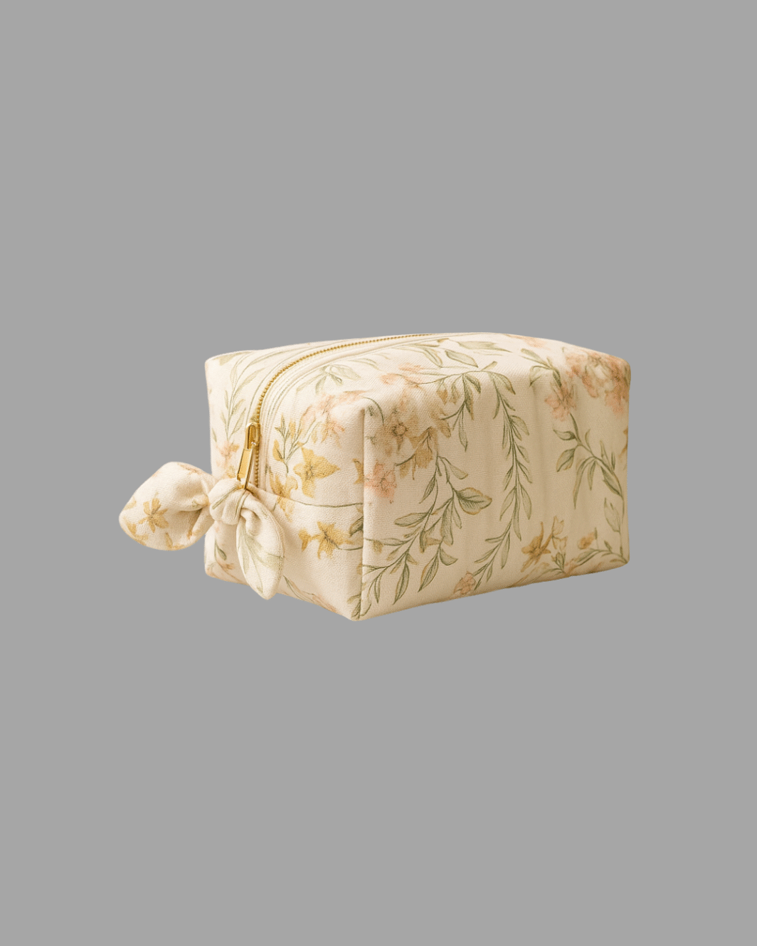 Neceser floral blanco