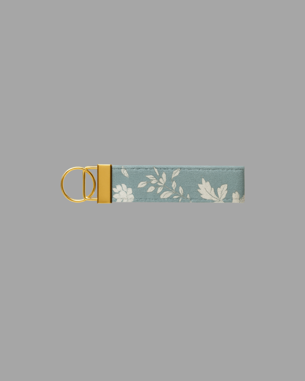 llavero floral verde