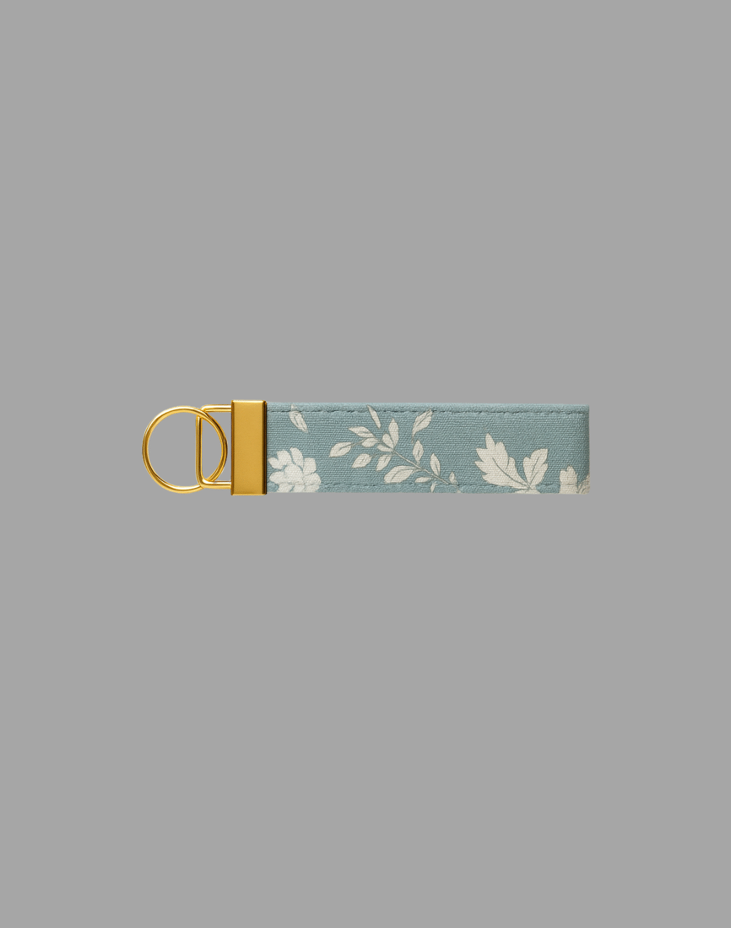 llavero floral verde