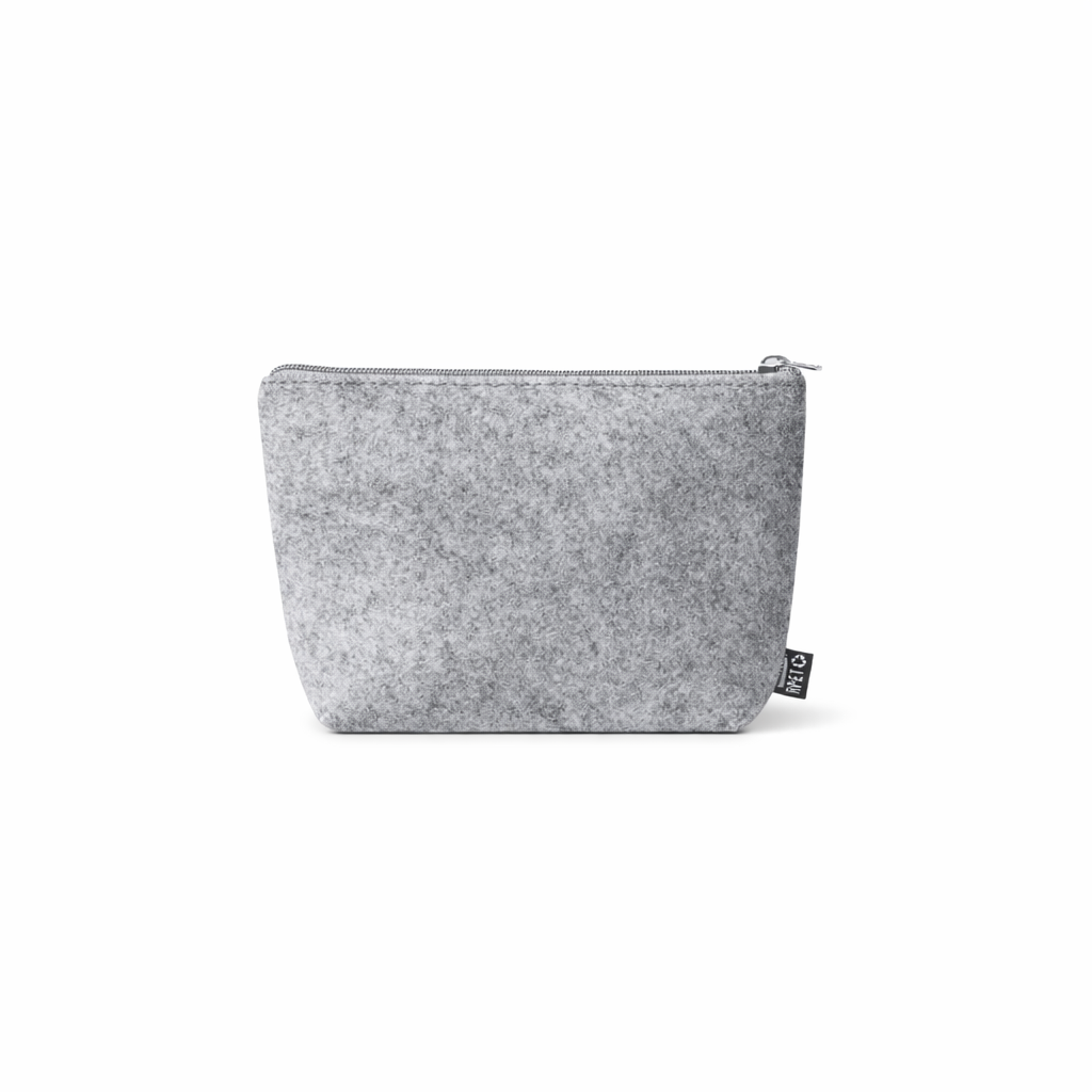 Neceser gris de fieltro