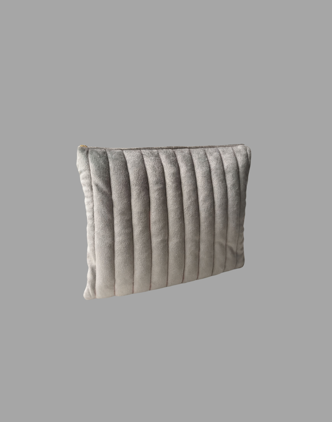 Neceser gris acolchado (sin bordado)