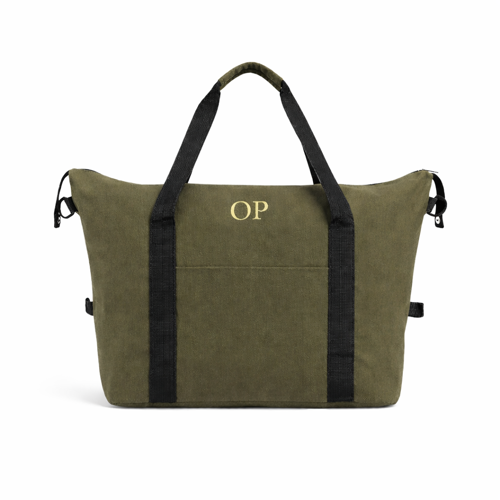 Bolso de viaje de hombre verde